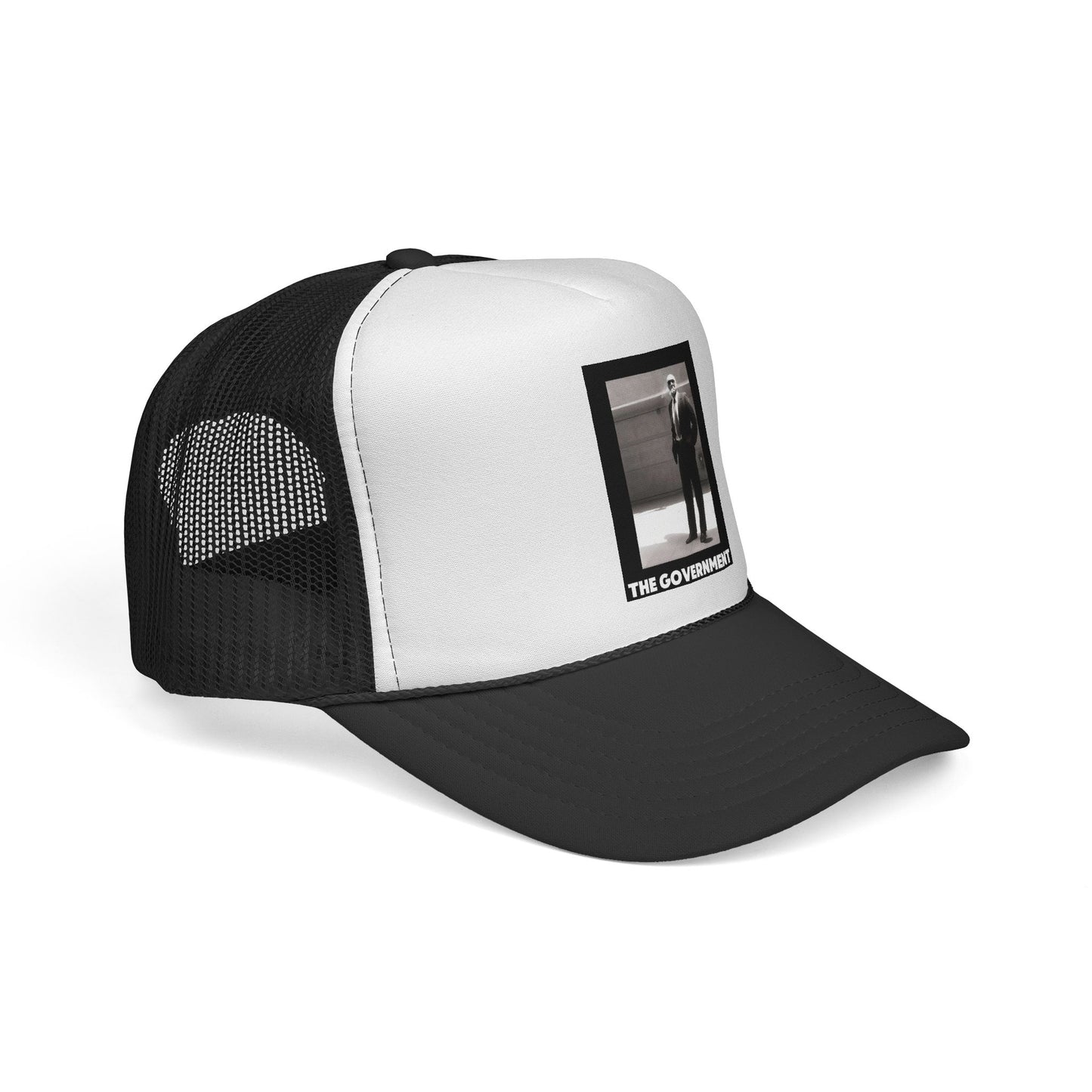 Unique Apparel Graphic Trucker Cap — Noir Mesh Snapback