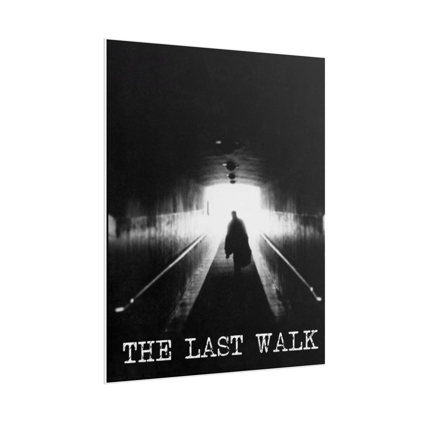 Rolled Poster — "The Last Walk" Black & White Moody Gothic Wall Art