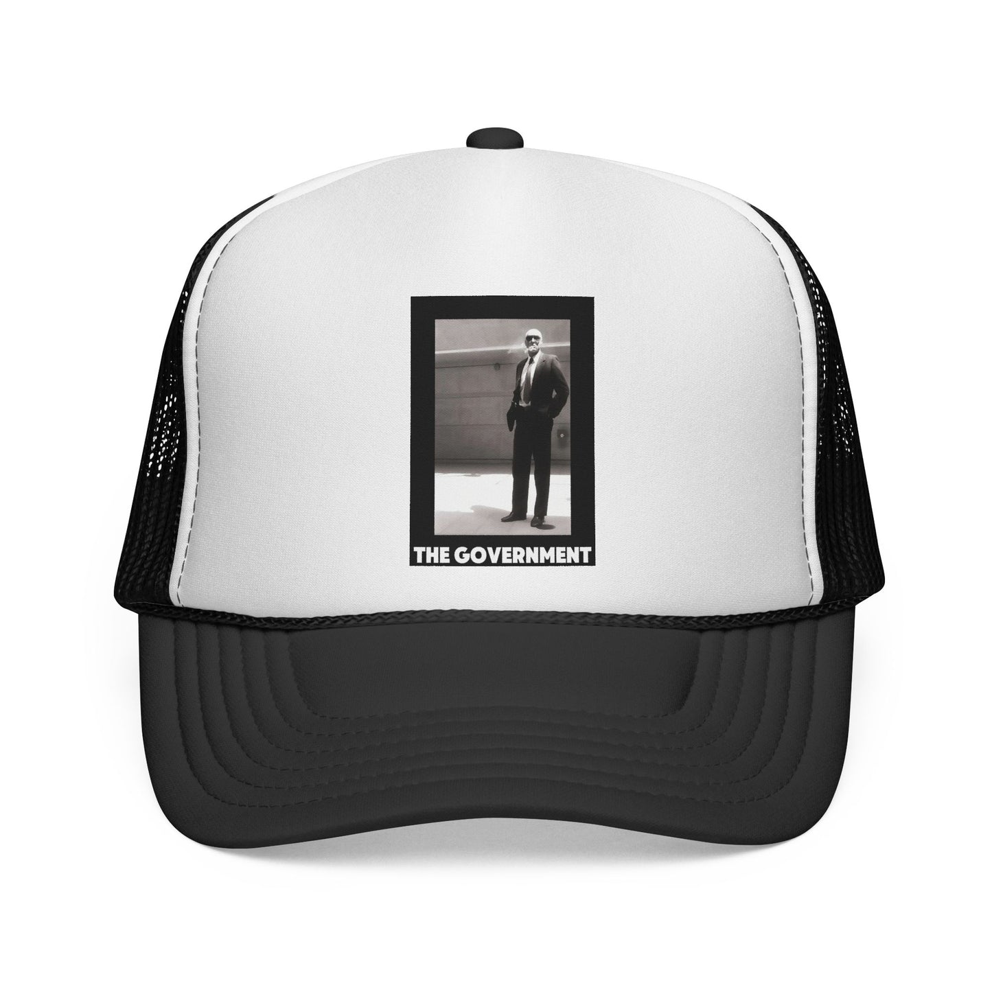 Unique Apparel Graphic Trucker Cap — Noir Mesh Snapback