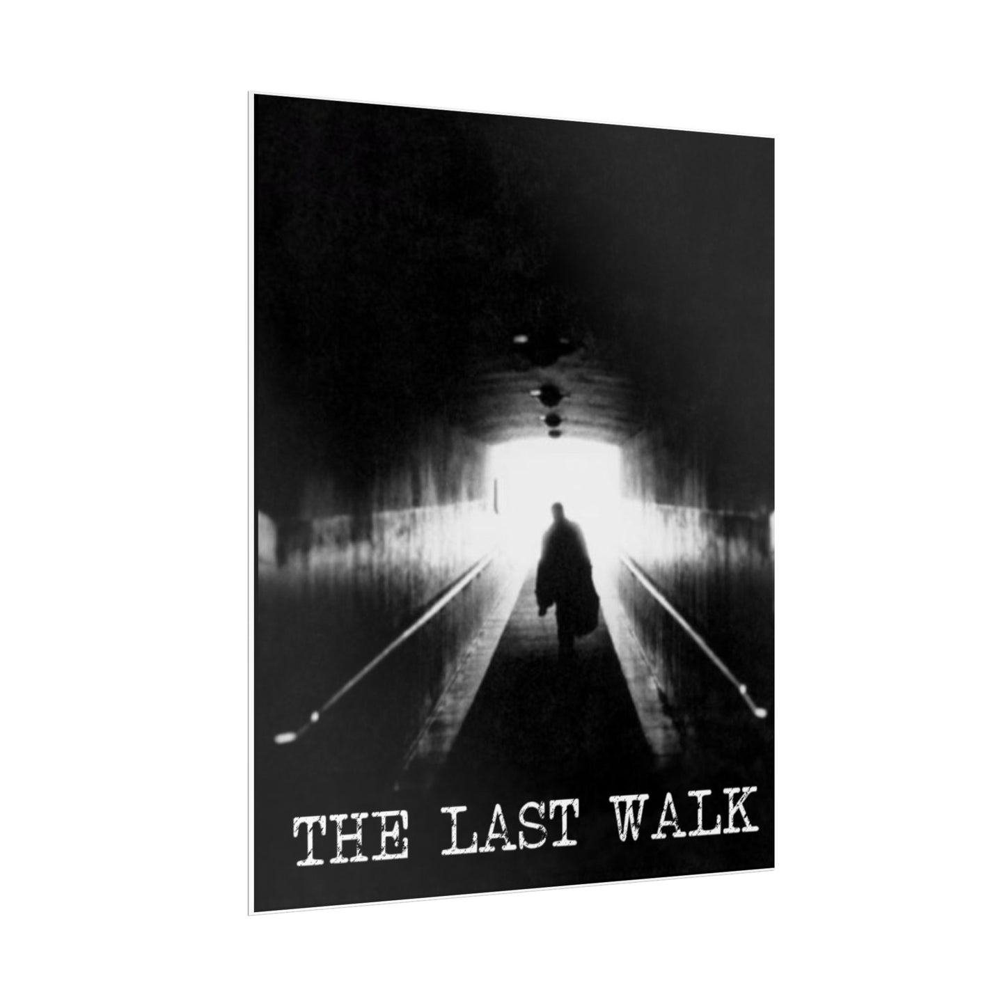 Rolled Poster — "The Last Walk" Black & White Moody Gothic Wall Art