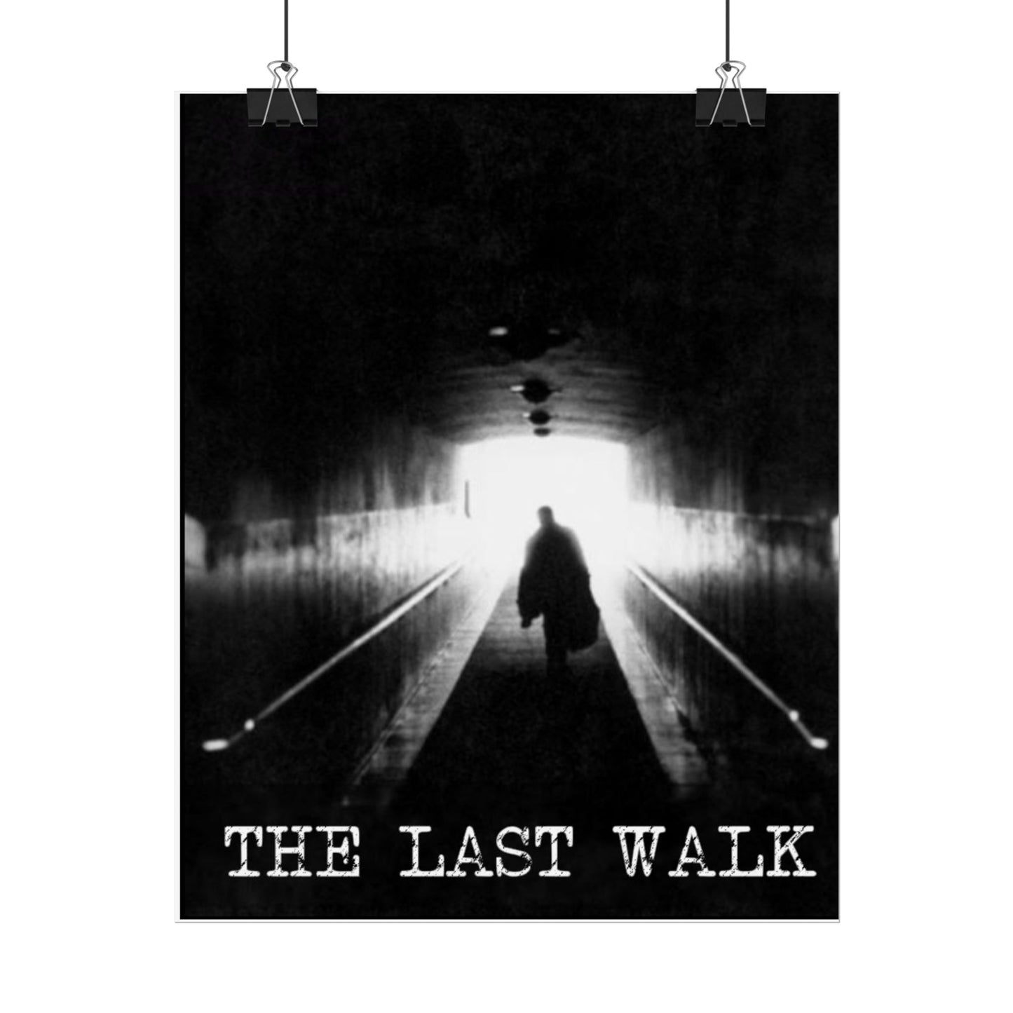 Rolled Poster — "The Last Walk" Black & White Moody Gothic Wall Art