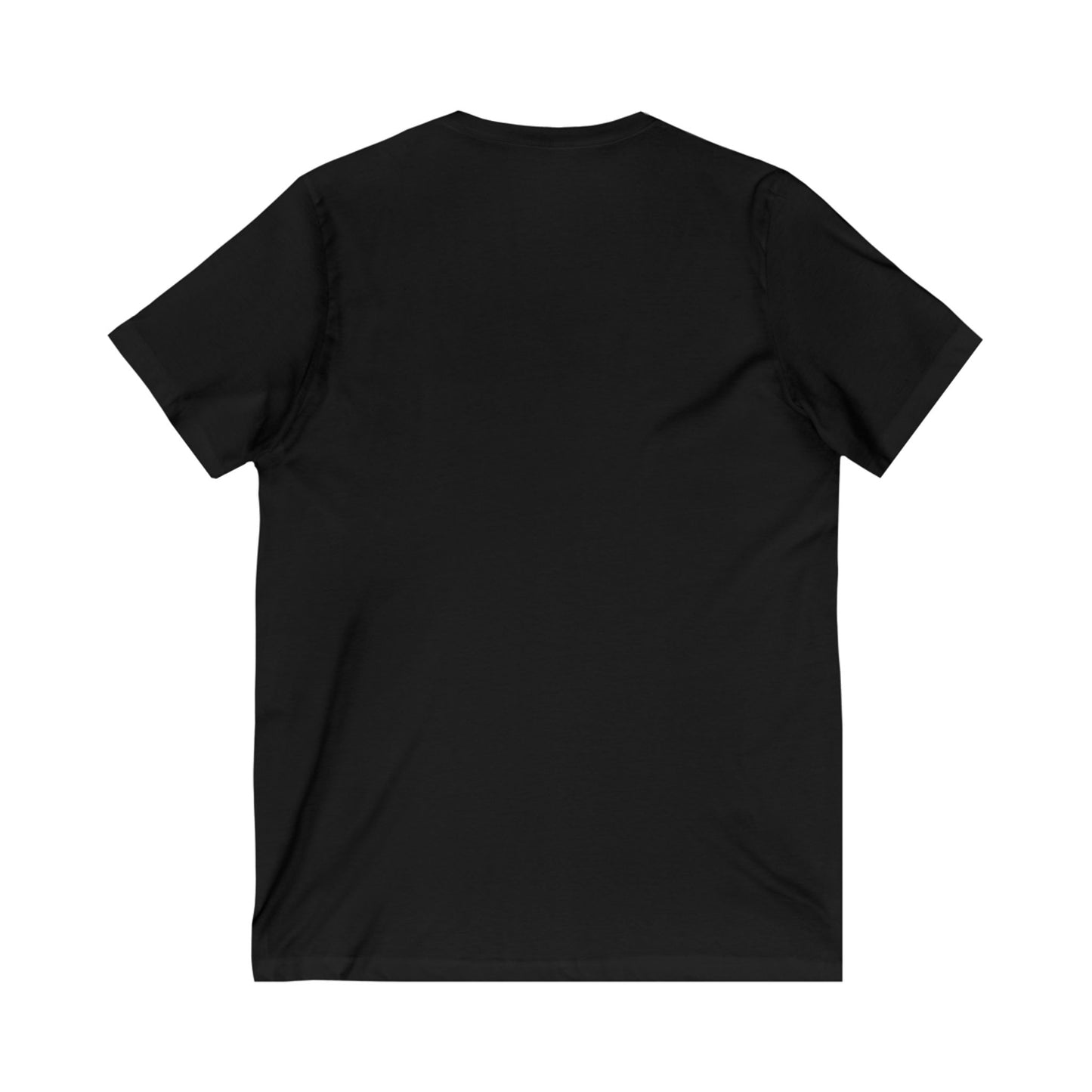 Shadow Cat V-Neck Tee — Unisex Minimalist Cat Graphic Shirtnext